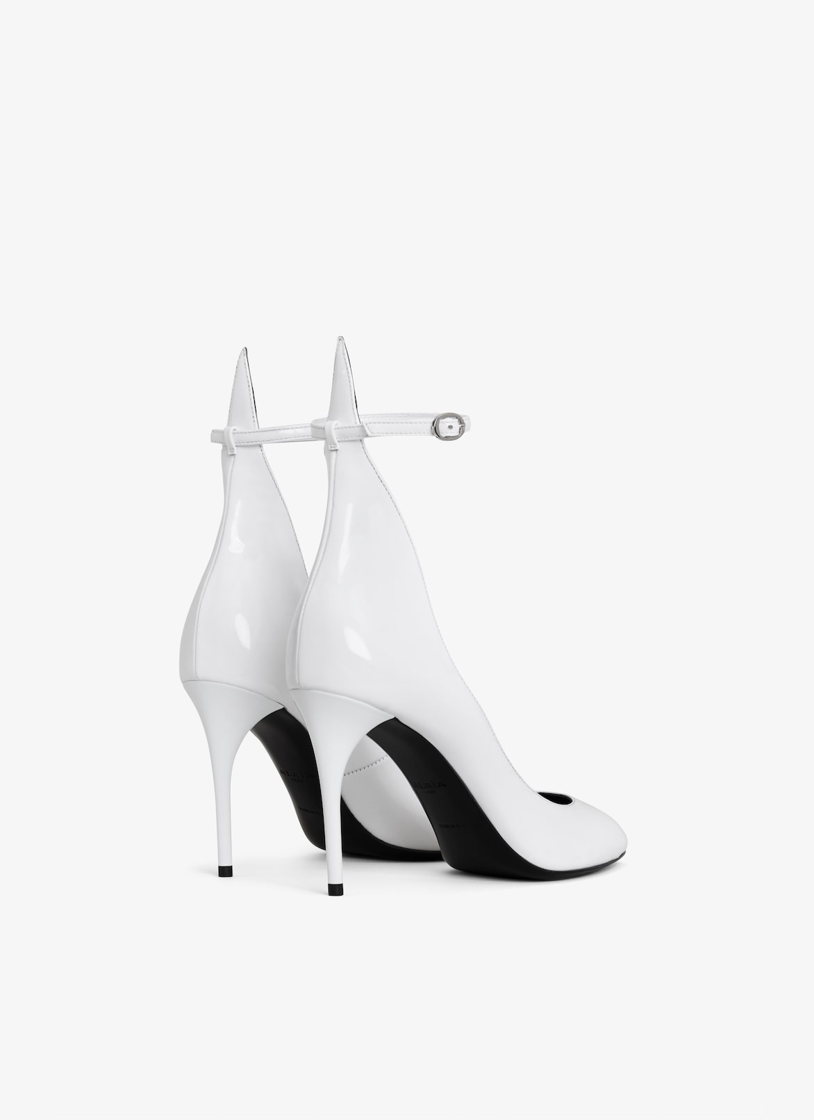 DECOLLETE PUMPS IN PATENT LEATHER ALAÏA WHITE DECOLLETE PUMPS IN PATENT LEATHER